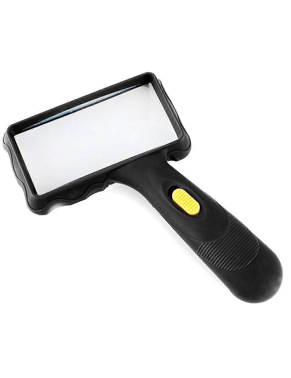 Magnifying Glass with LED Light, 10x Optical Lens, Portable Handheld Design for Reading and Study, Educational Hobby Tool
