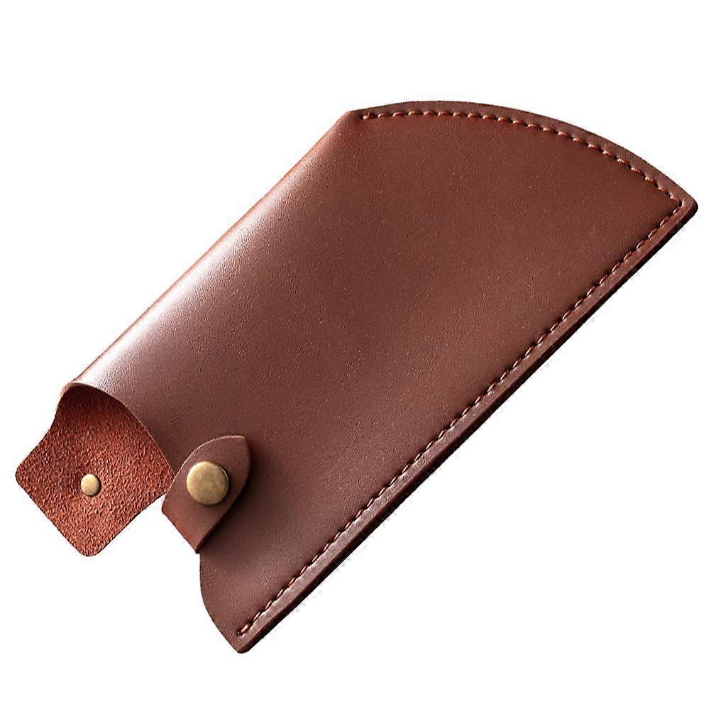 Practical Kitchen Sheath Brown Case Protective Sleeve Occasion Stylish Appearance 1Set