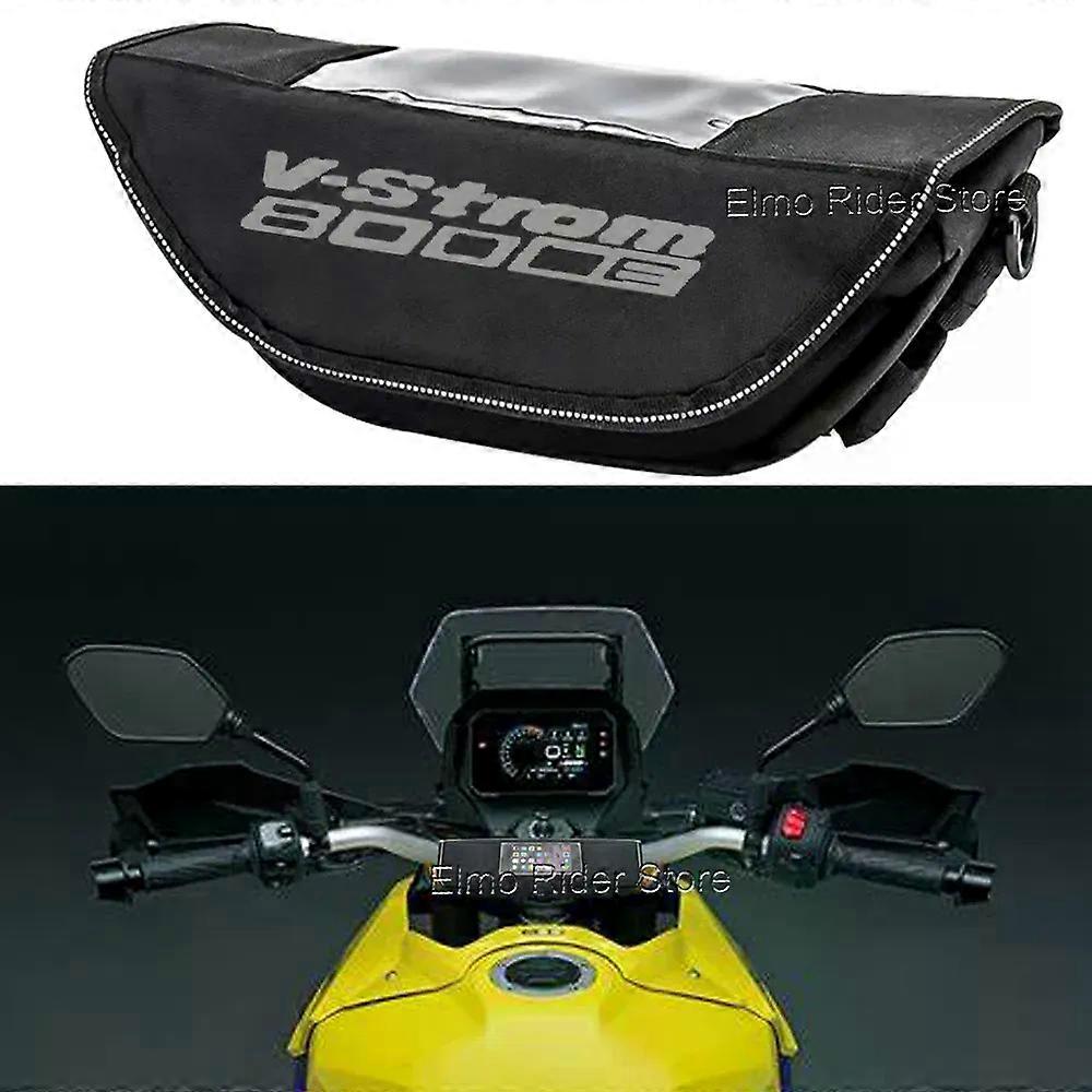 For Suzuki V-Strom 800DE V-Strom 800DE 2023 Motorcycle Waterproof And Dustproof Handlebar Storage Bag Shock-proof Navigation Bag