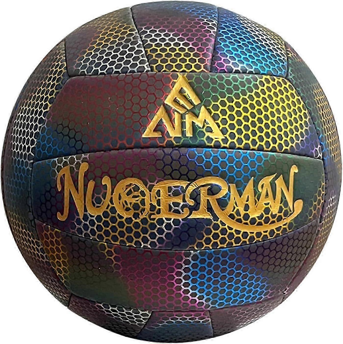 Glow in the Dark Volleyball No. 5 Reflective Volleyball Equipment in the Dark Perfect for Night Games Beach Party