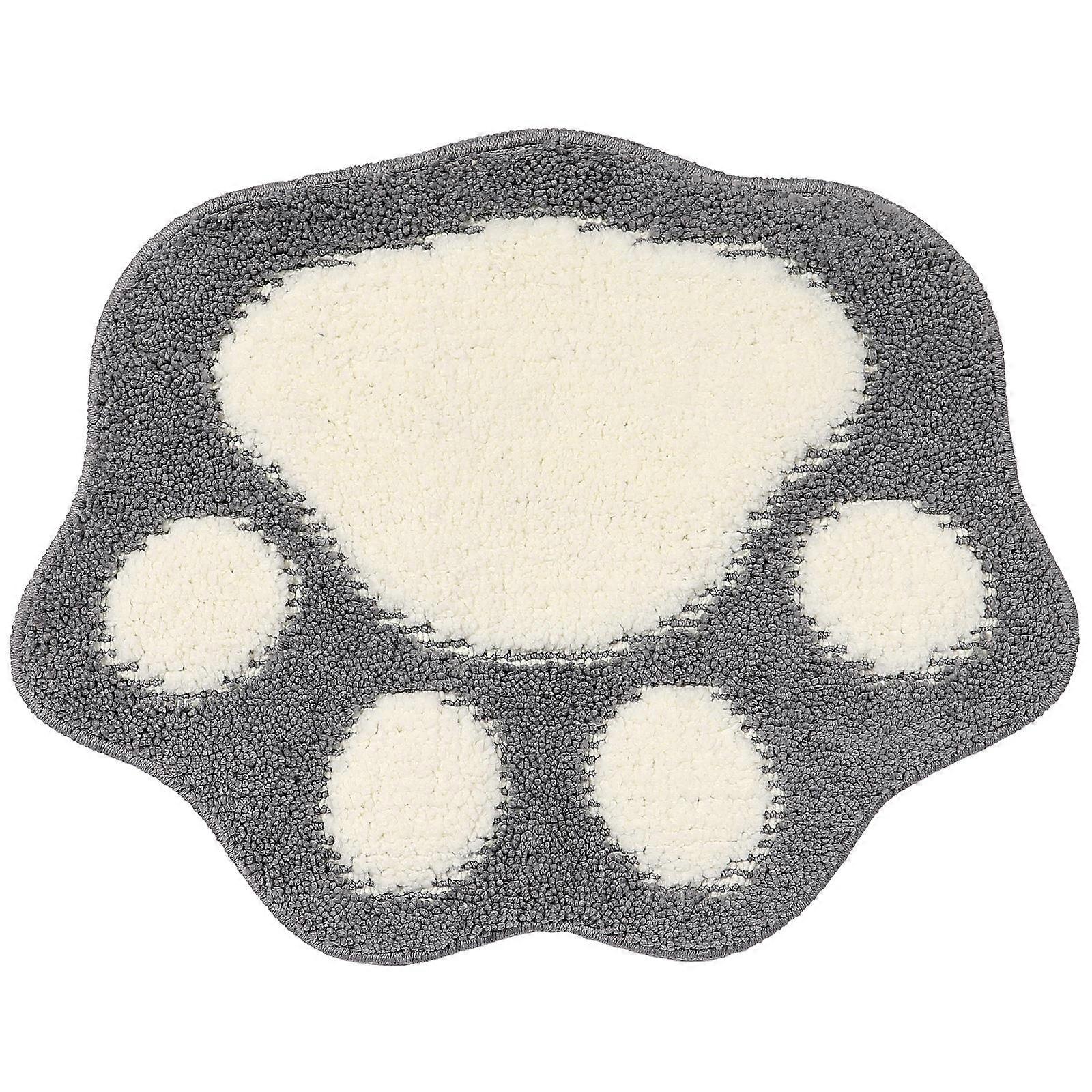 MLINS Floor Cushion 1 Set Absorbent Bath Mat Anti Skid Bath Rug Water Absorbent Floor Rug