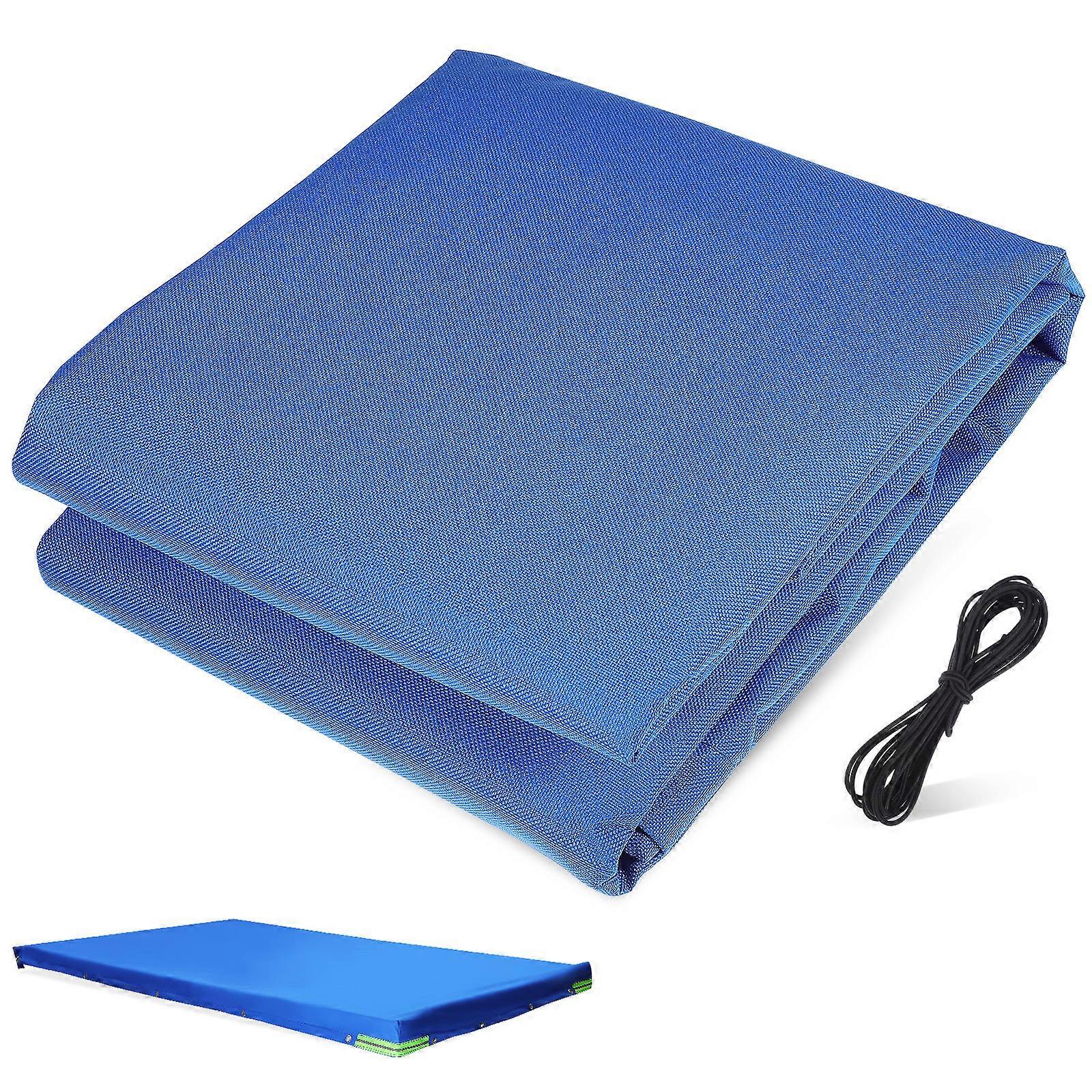 Trailer Tarp Cover with Heavy Duty Tie Down Straps, Weatherproof for RV Camping and Outdoor Gear Protection