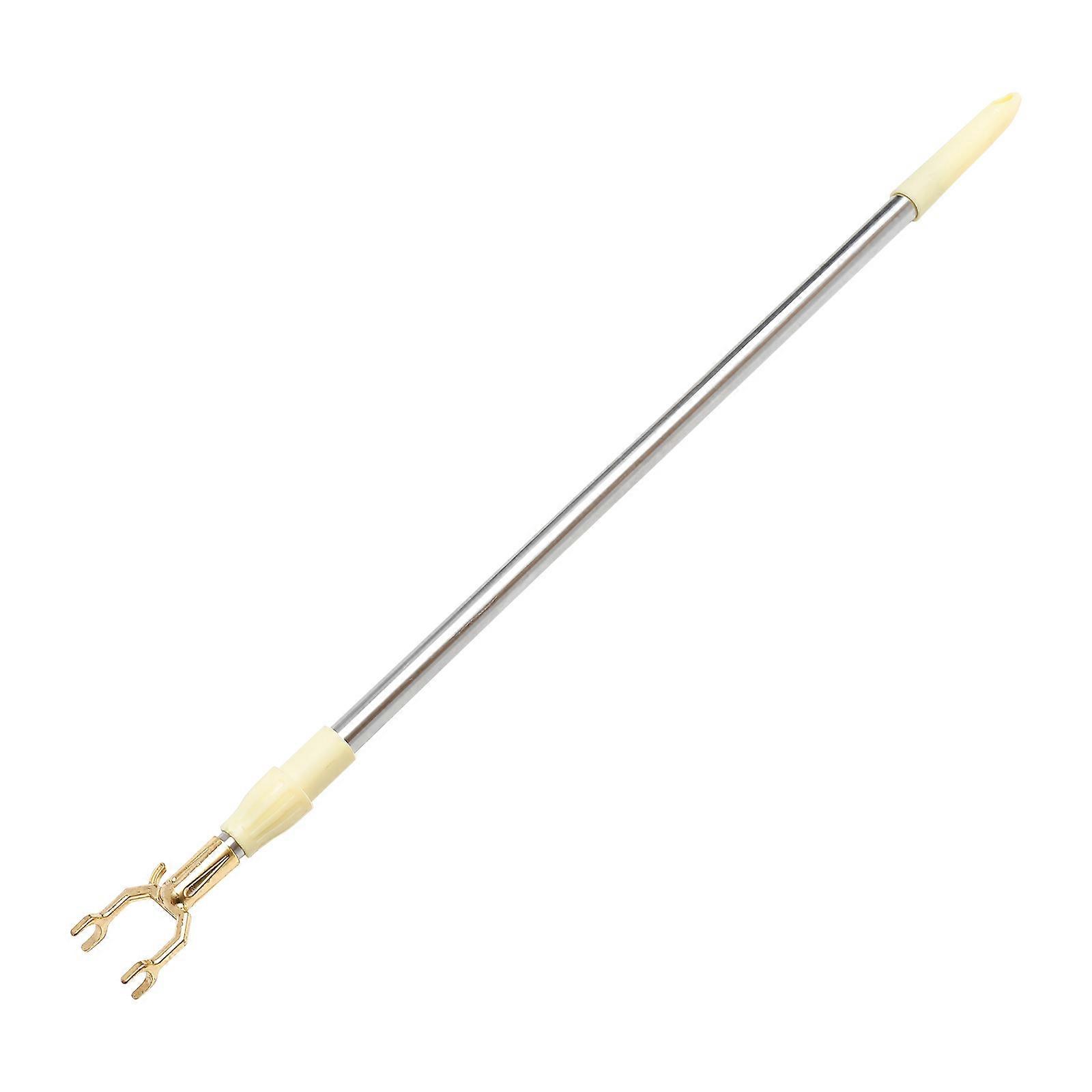 Telescoping Clothes Reach Pole Lightweight Clothes Hanging Design For Wardrobe 1Set