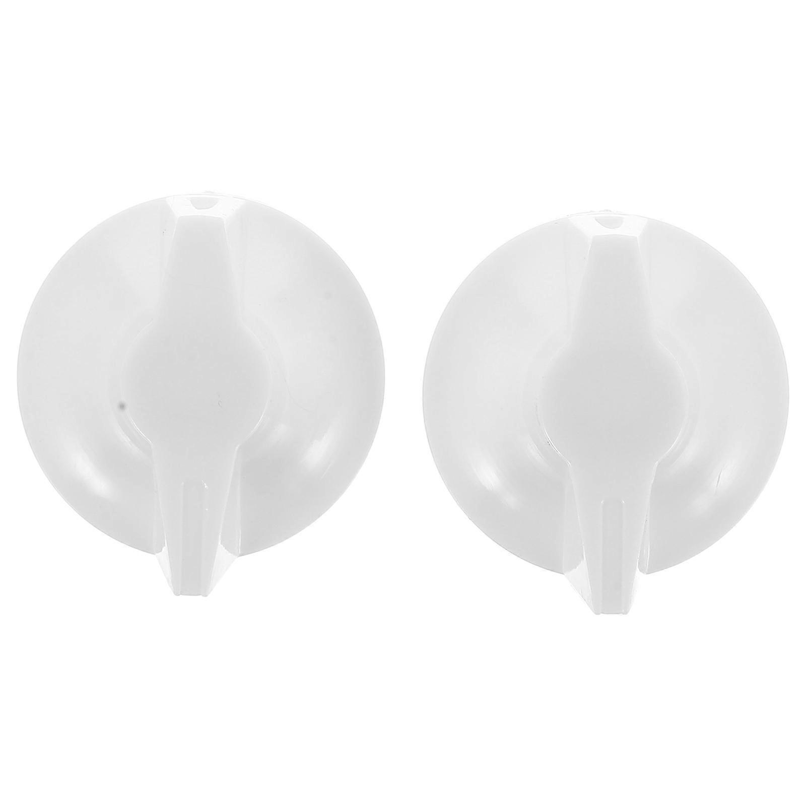 Timer Switch Knob Replacement 2pcs White Spring Wound Control Panel Compatible with Gas Stoves and Appliances Rotary Design Easy Operation