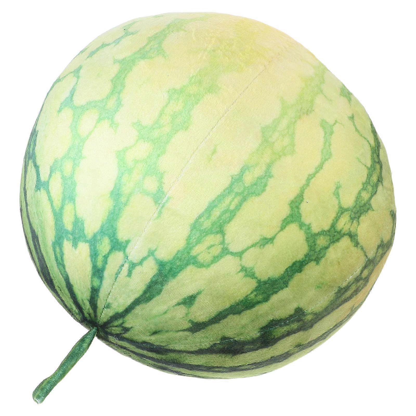 Watermelon Plush Pillow Realistic Fruit Cushion Soft Stuffed Hugging Decorative Throw Pillow for Home Unique Birthday Adults
