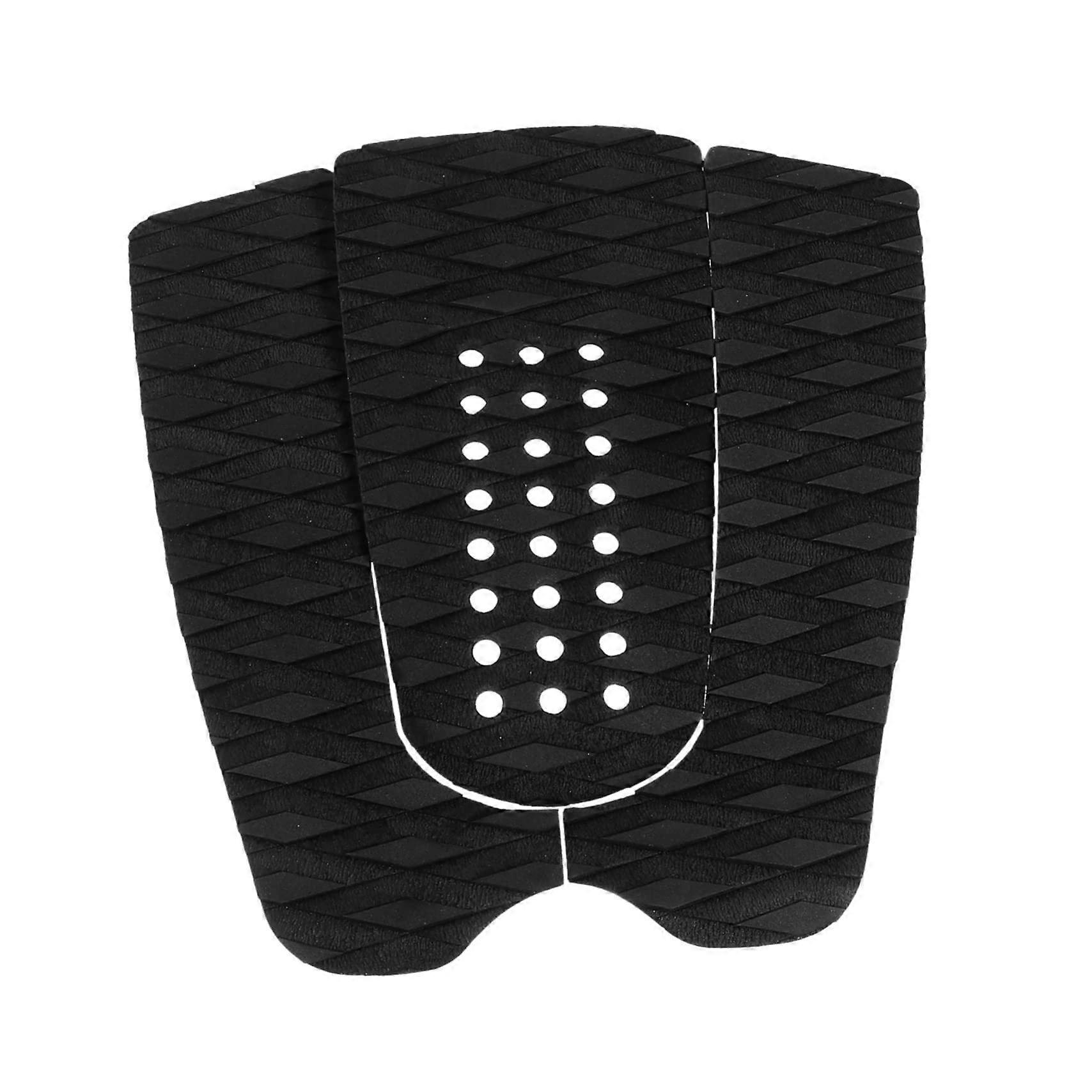 Non-Slip Matte Underlay For Surfboards, EVA Deck Pad Traction Pad, Self-Adhesive Black Tail Pad 30x30x0.5 cm