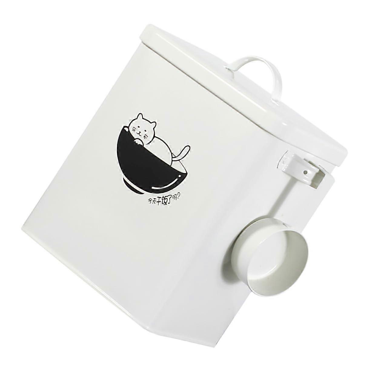 Pet Food Storage Container Set with Airtight Moisture-Resistant Lid for Dog and Cat Treats and Kibble