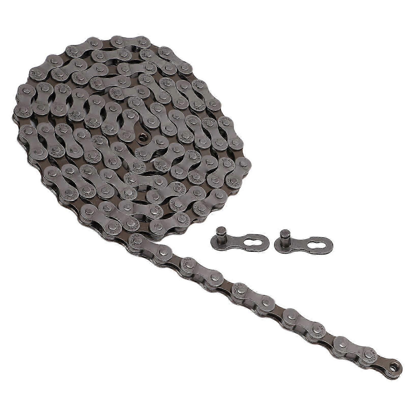 Bike Chain 7 Speed 8 Speed with Chain Connectors for HG40 Mountain Road Bike Riding)