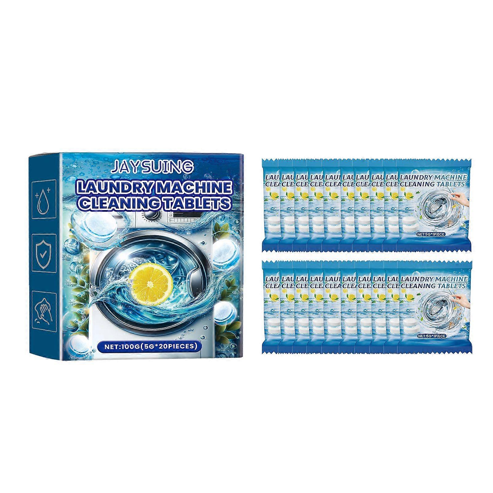 Finally Fresh Washing Machine Cleaner White Count Powder 20PCS