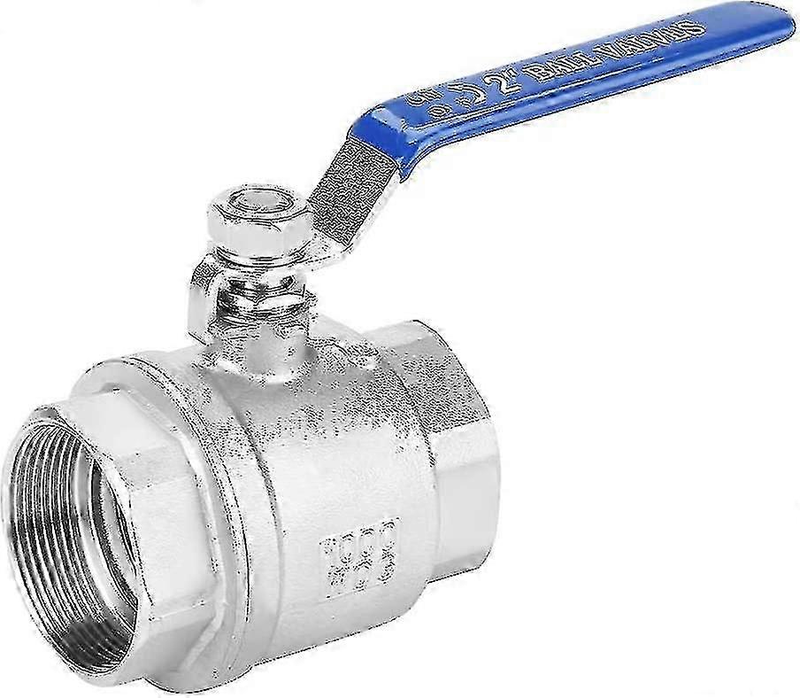 Válvulas de bola 2 Dn50 Wog Rosca hembra Dos vías Acero inoxidable 304 con mango