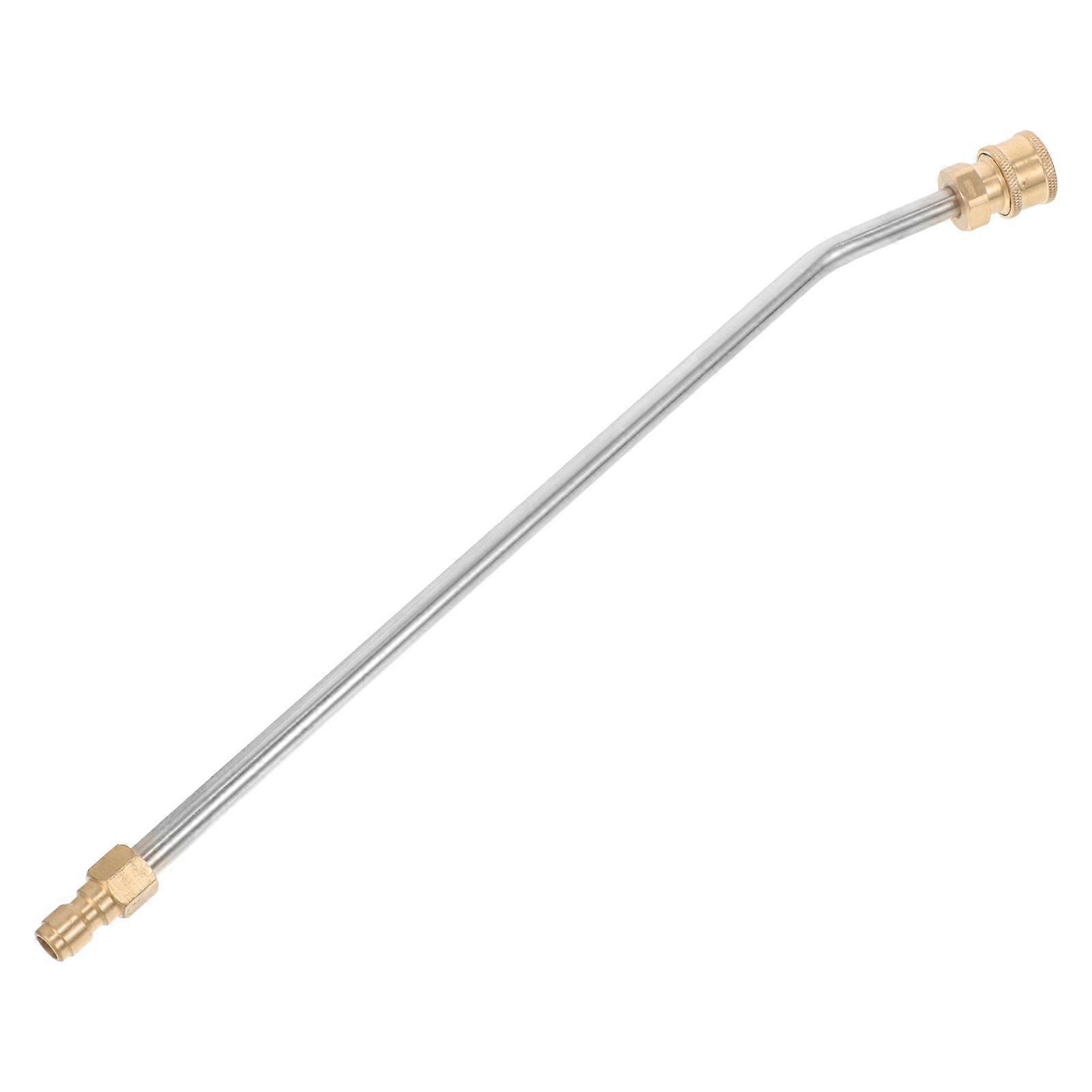 30 Degrees Curving High Pressure Car Washer Spray Lance Extension Bar 1/4" Quick Connect Replacement Lance Extension Pole for Home and Car Cleaning Ag