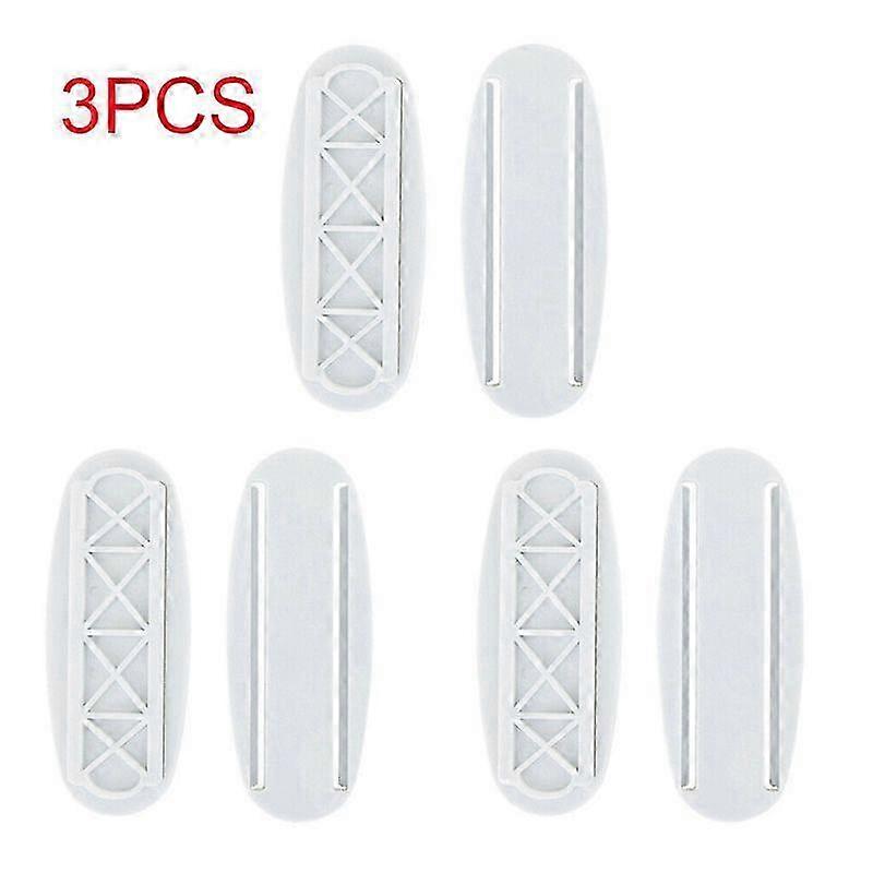 3PCS White Socket Paste Fixer Patch Panel Holder Wall Hanging Punch Free Installation Plug Fixing Device SZRH A-D