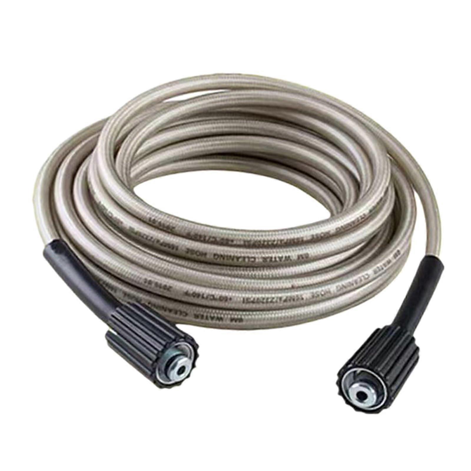 Expandable Heavy Duty High Pressure Washer Replacement Hose 25 Feet for Under 2000PSI Compatible with Double Head Extensions