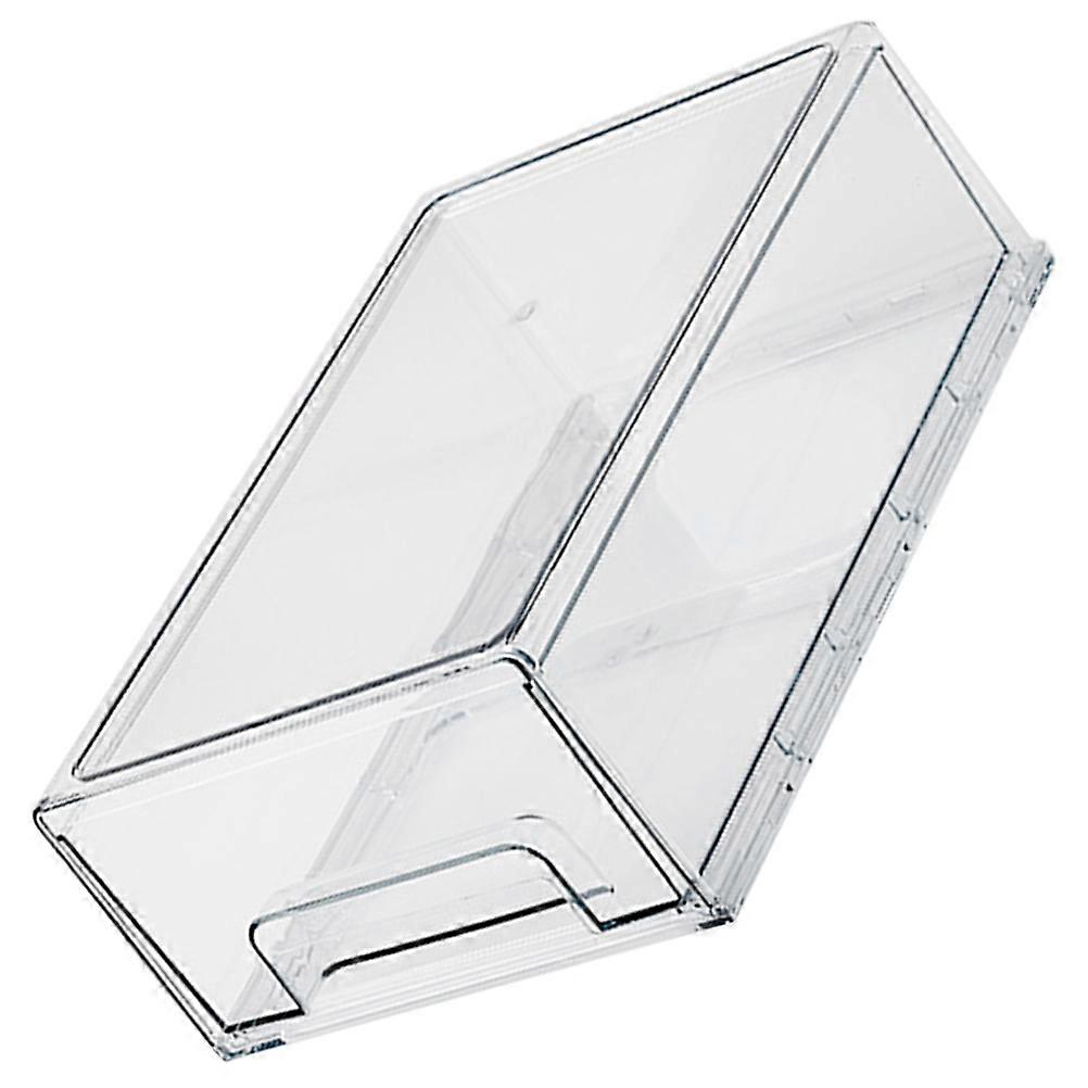Transparent Plastic Storage Box for Decor Use and Organized Keeps Cosmetics Efficiently