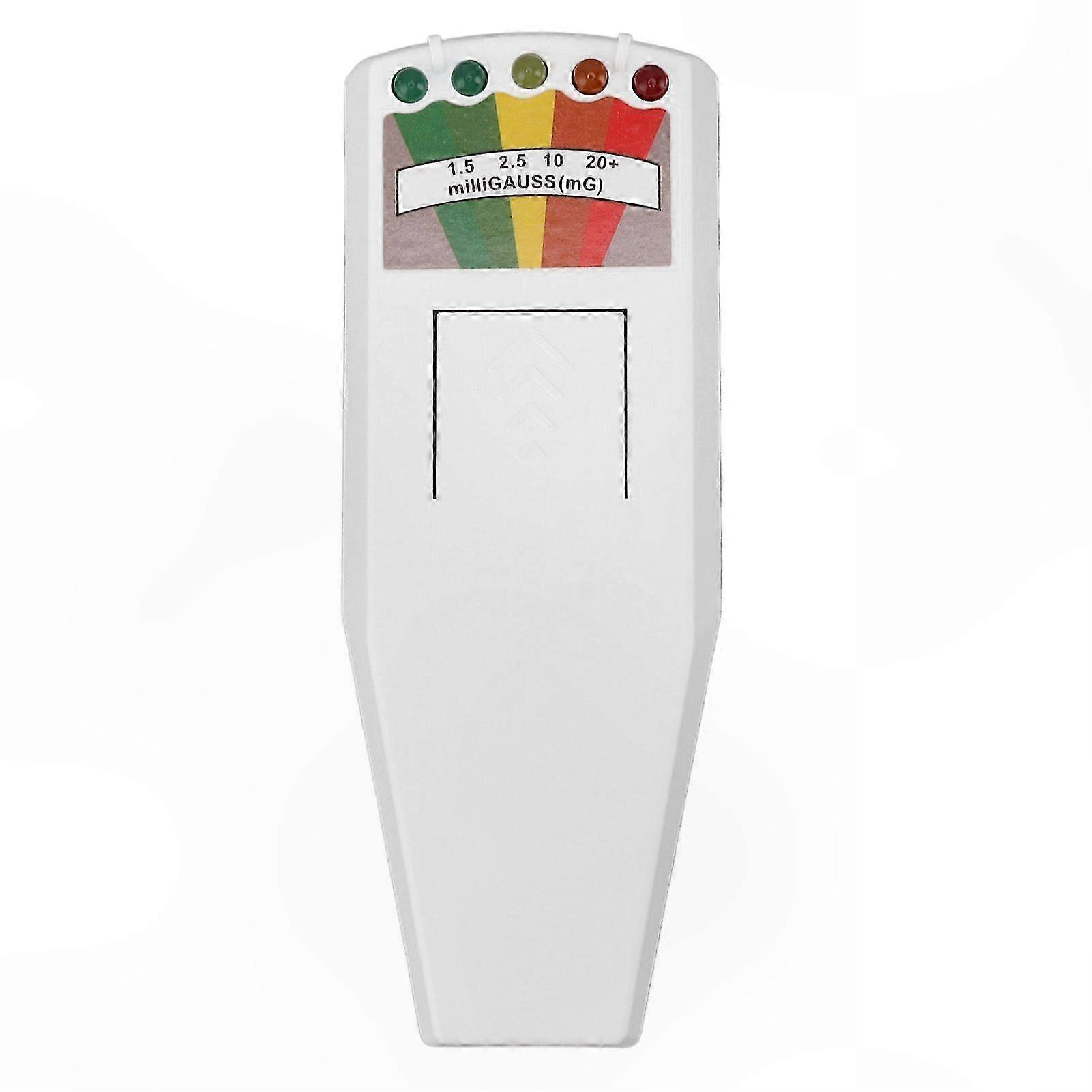 Handheld Geiger Counter with Light Indicator and Alarm for Home Use Radiation Detector Easy to Operate White Portable Meter