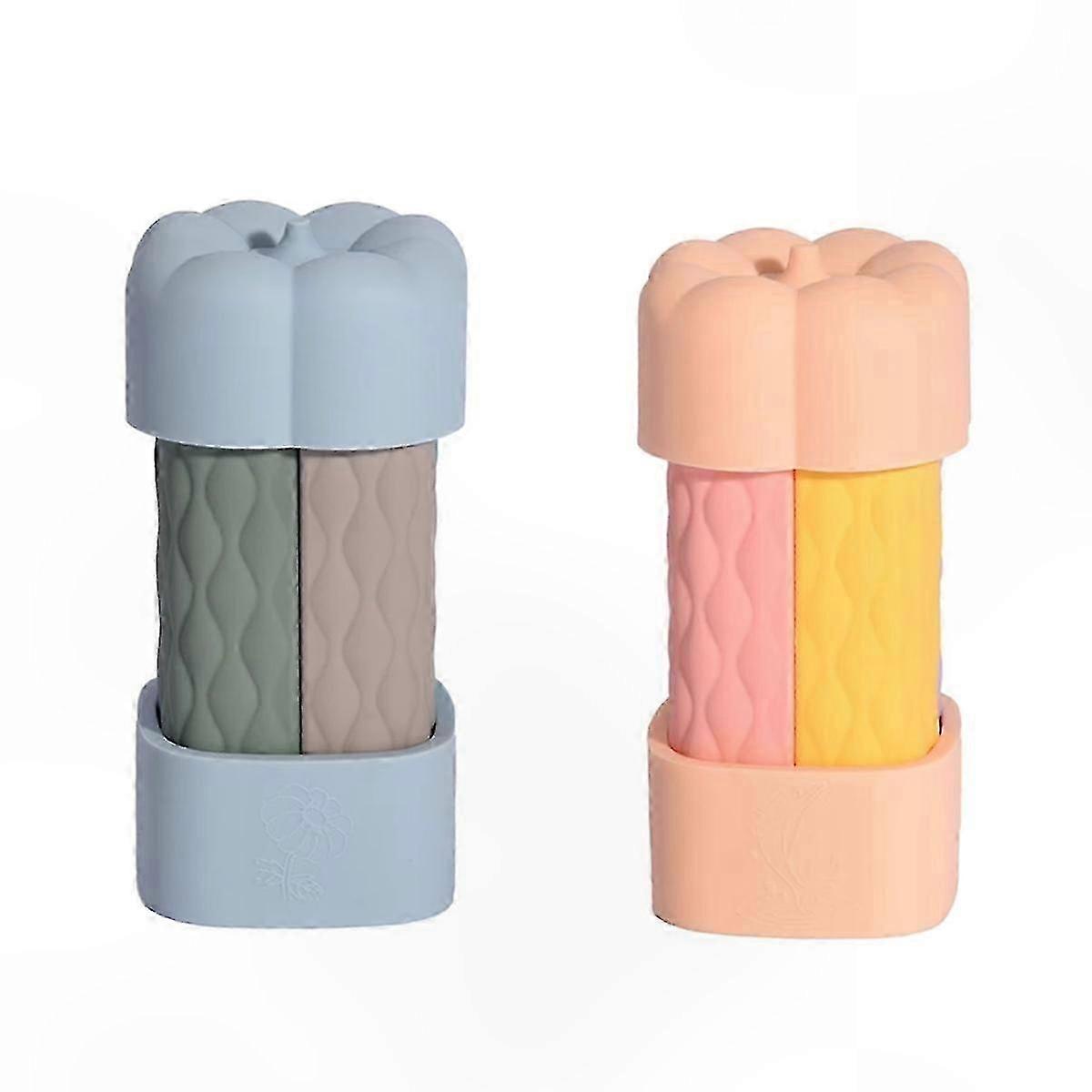 Soft Squeeze Reusable Travel Bottles Set with Leak-Proof Design for Toiletries and Liquids hwy