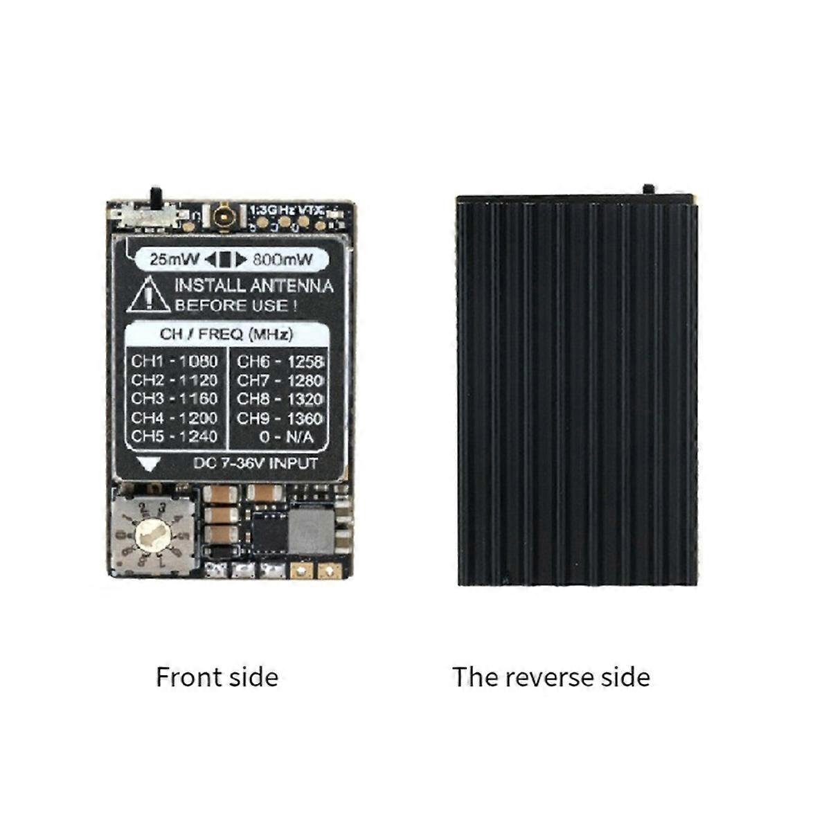 For 1.2G/1.3G 800mW VTX Analog Video Transmitter Module