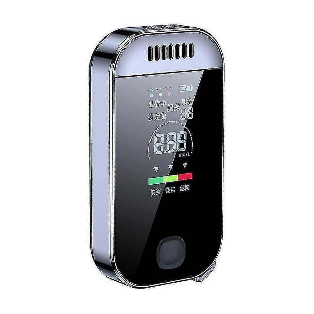 Portable Alcohol Tester with High Accuracy Non-Contact Breathalyzer and USB Rechargeable Function