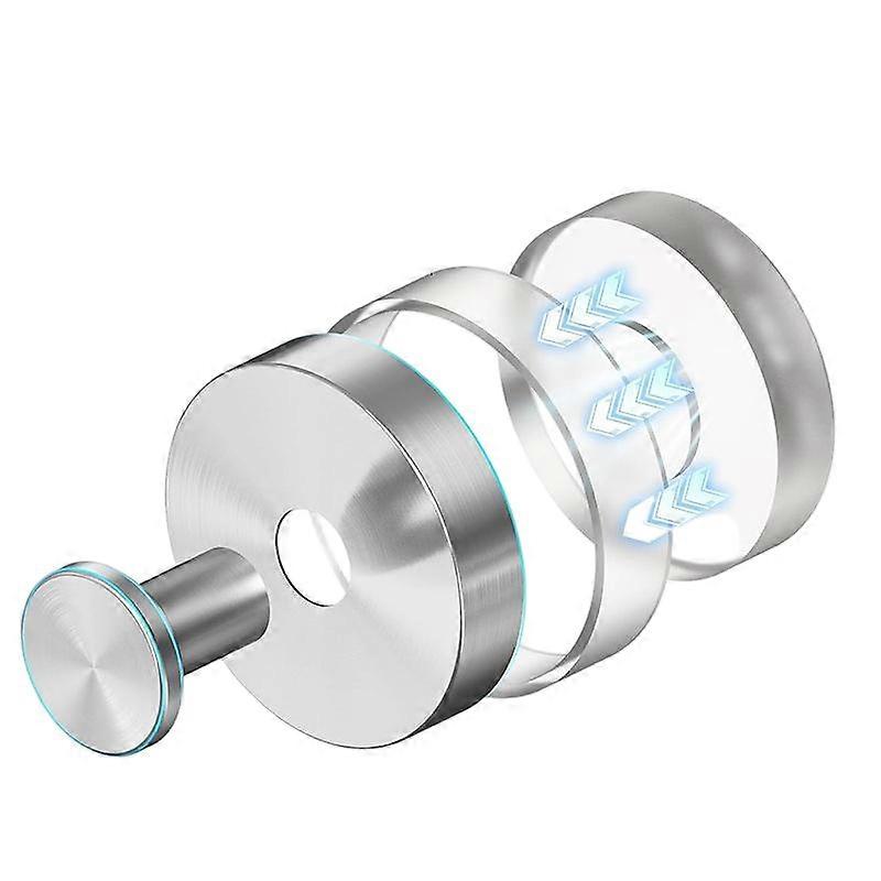 Stainless steel single-hook suction cup hook, no drilling required, with a load-bearing capacity of 5 kilograms, suitable for multiple scenarios