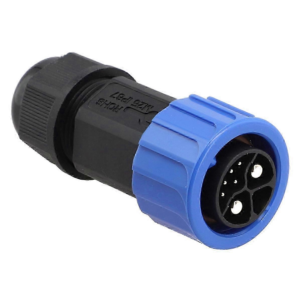 M23 IP67 Waterproof Connector Male 2+1 Plus 5 Battery Connector