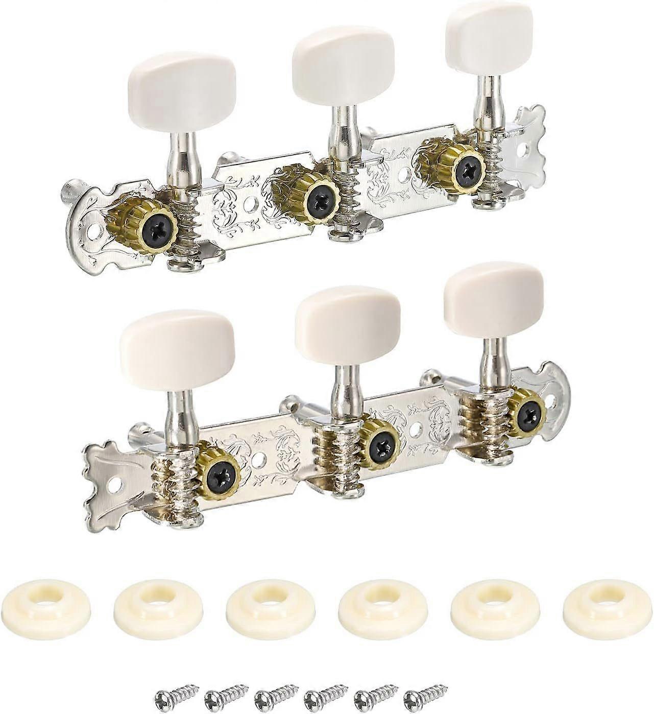 Classical Guitar String Tuning Pegs  Plated  Tuning Keys Tuners Single Hole for
