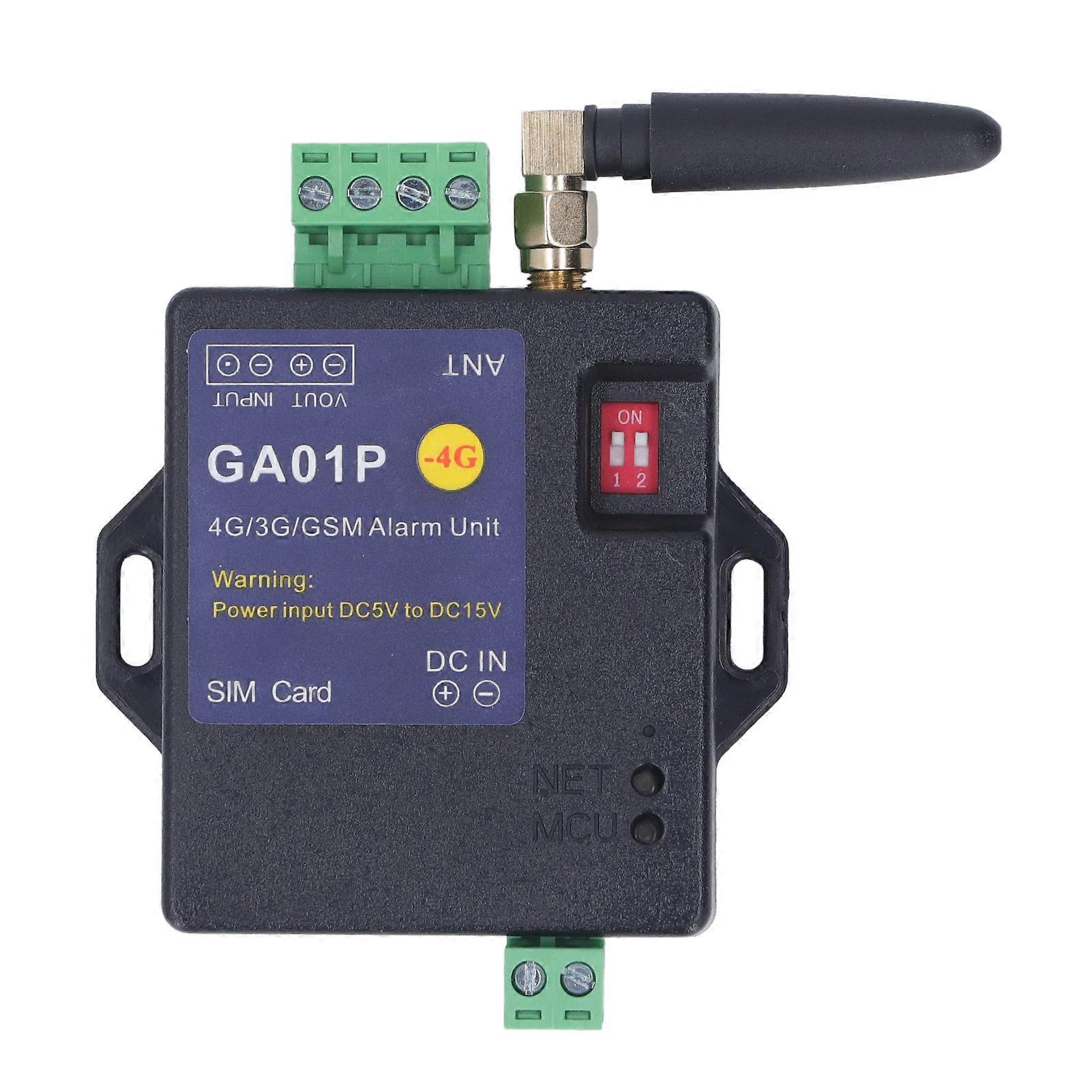 4G Stromausfallalarm EU-Version, Remote-SMS-Anrufalarm, schwarz