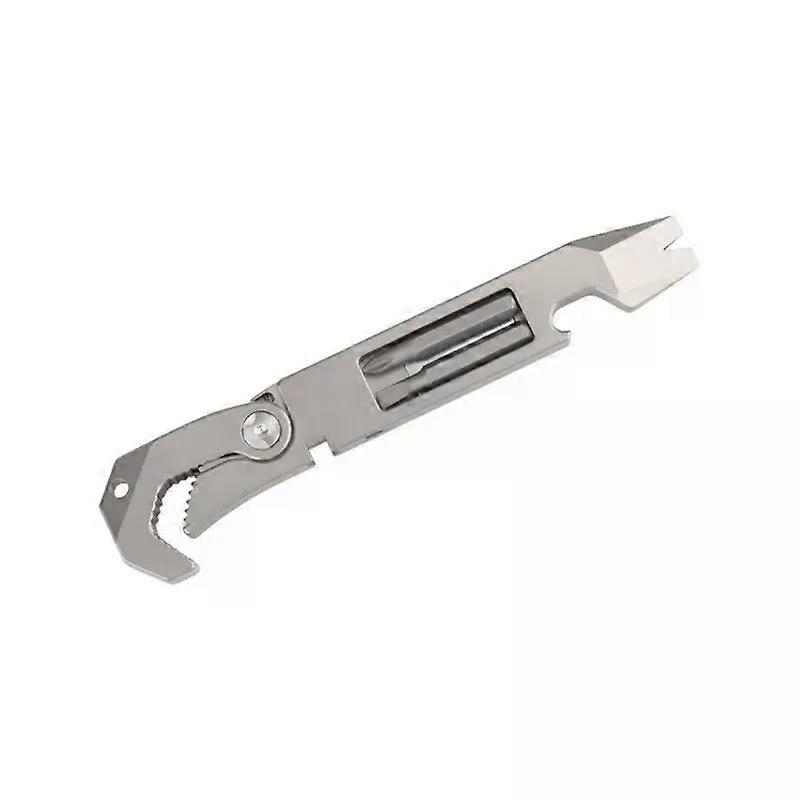 N0HA Titaniums Alloy Pry Bar Multipurpose Camping Multifunction Crowbars Screwdriver