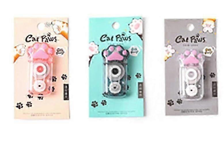 Cute Cat Paw Correction Tape - Kawaii Stationery Corrector for Students