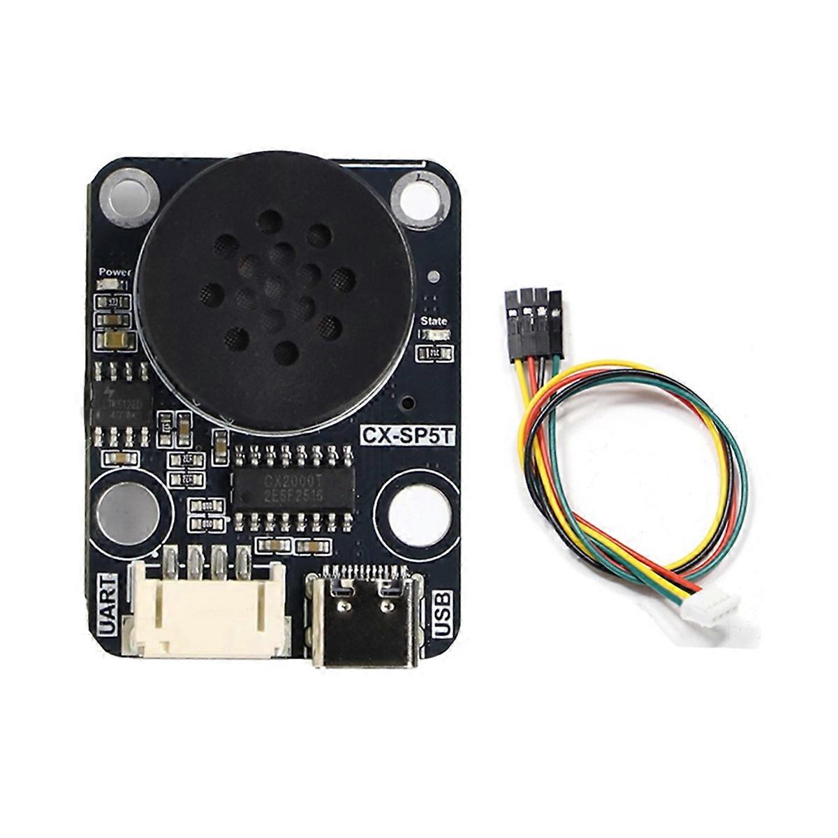 MP3 Voice Playback ModuleUART Serial Port Control Intelligent Voice Broadcast Compatible Electronic Building Block Music