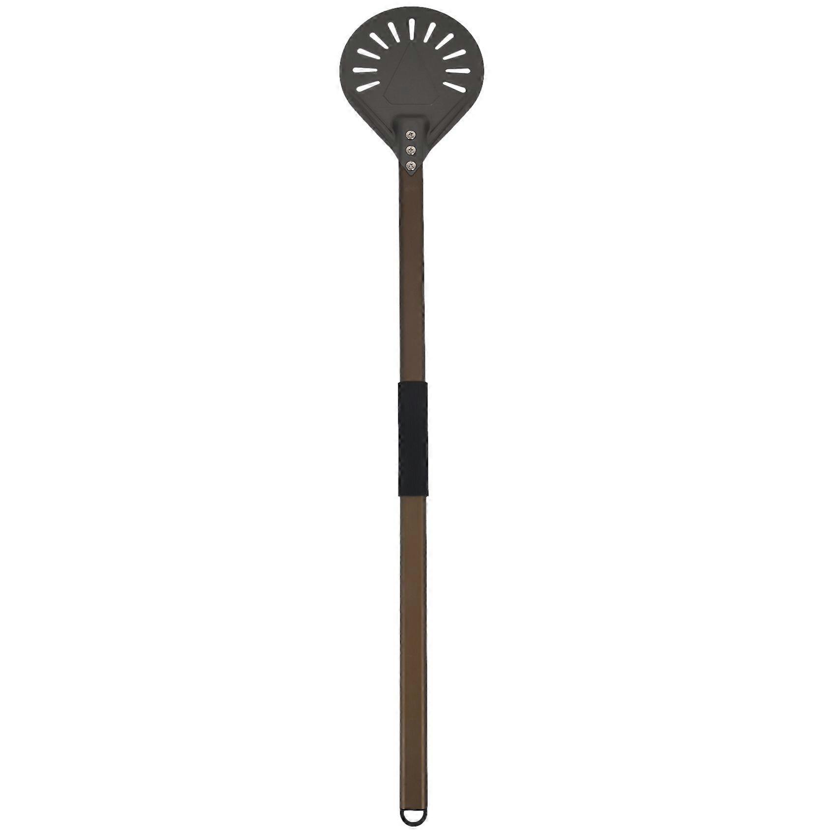 Metal Pizza Turning Oversize Professional Long Round Pizza Tool Aluminum Adjustable Removable Handl