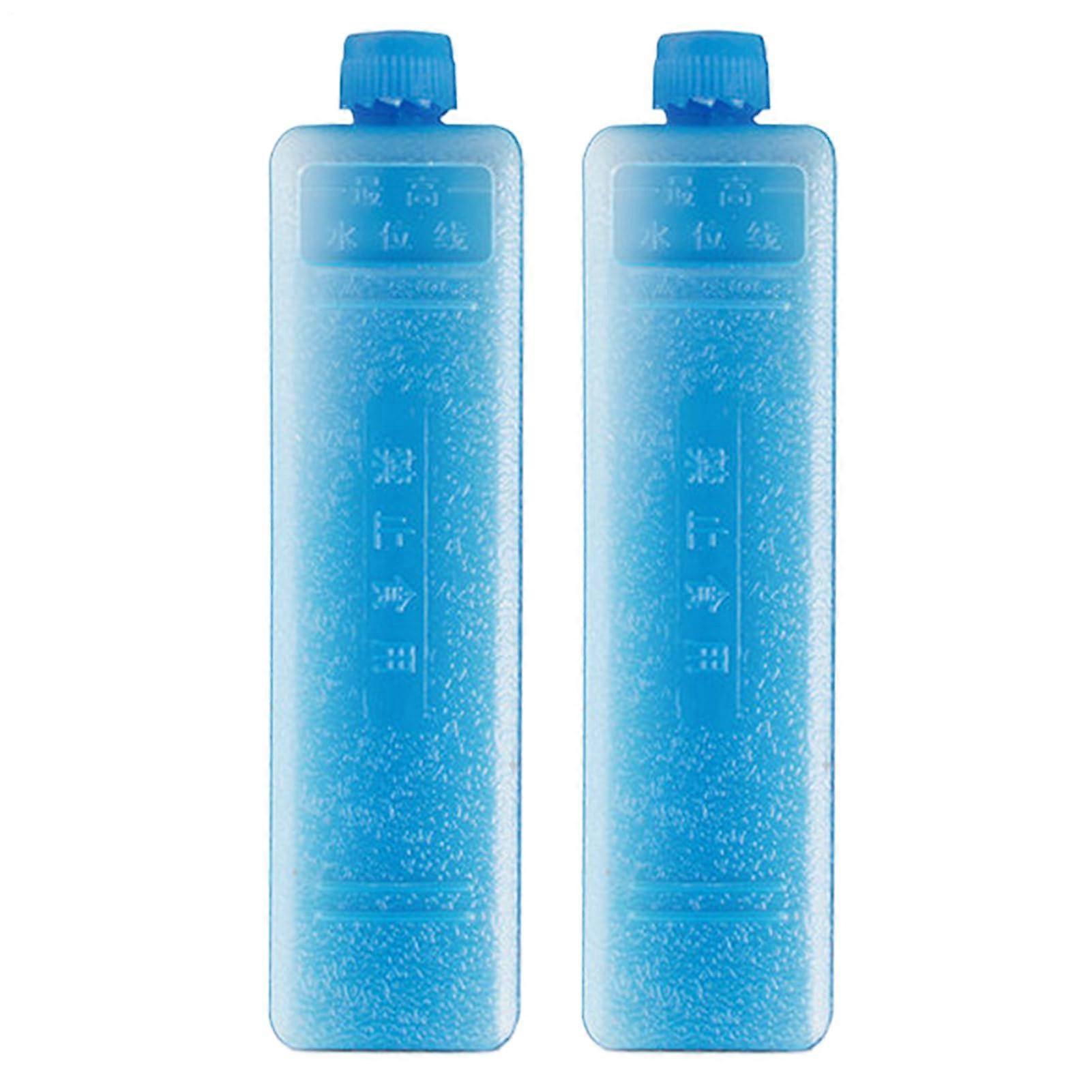 2Pcs Reusable Freezer Ice Packs Long Lasting Cold Block For Lunch Bags And Coolers Iice Blocks
