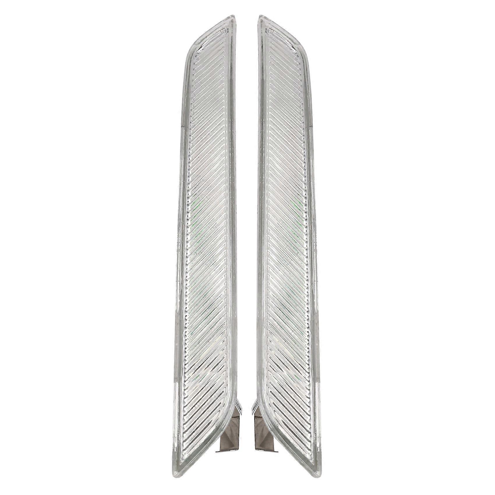 2Pcs Euro Clear Lens Front Bumper Side Marker Reflector for E71 X6 E70 X5M 2008-2014 Replace Sidema