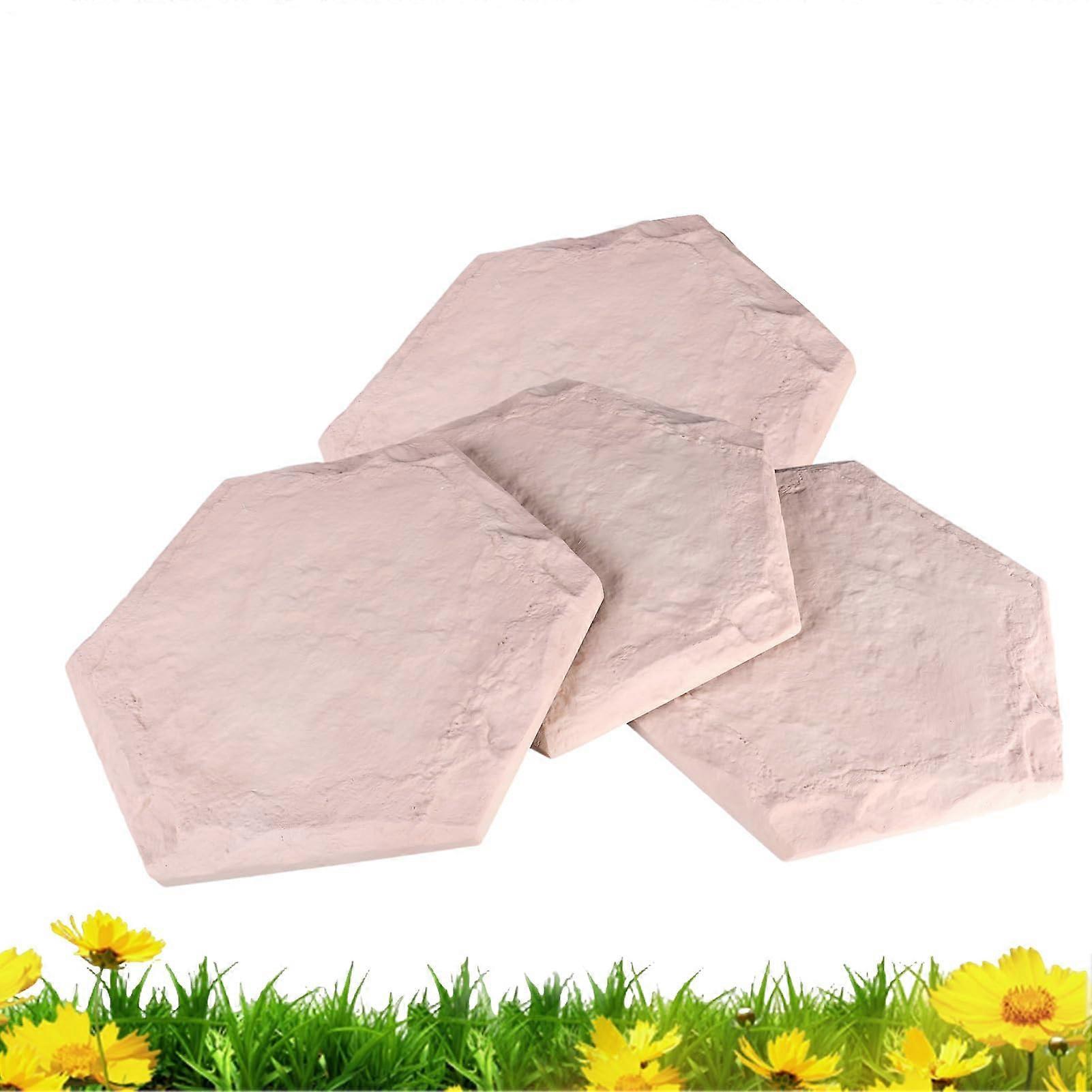 Garden Path Stones Outdoor Step Rocks HeavyDuty Walk Blocks Large Cement Patio Tiles Landscaping Decorative Path Stones