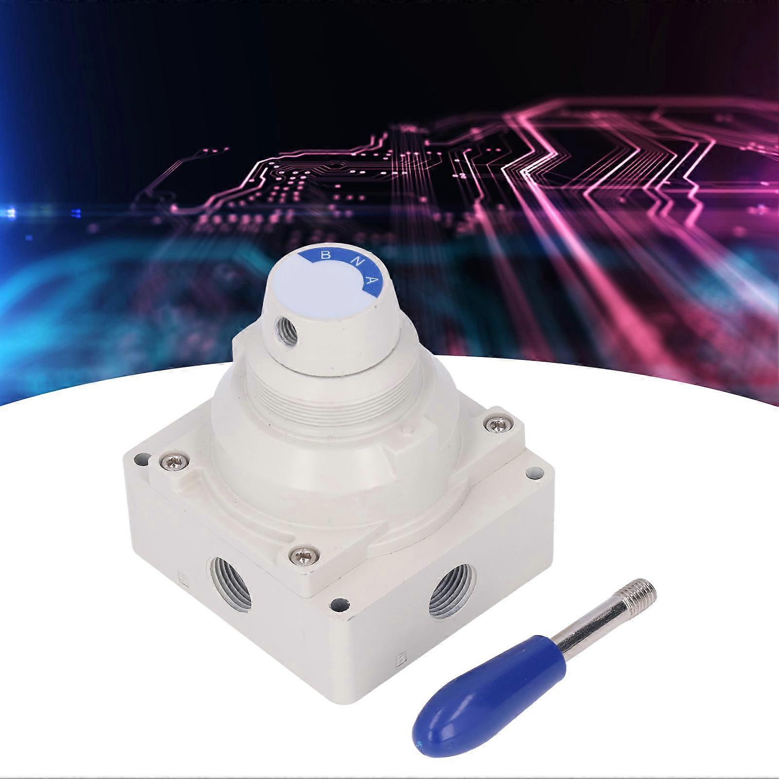 4HV410-15 Air Hand Valve 2 Position 4 Way 88mm² Flow Control