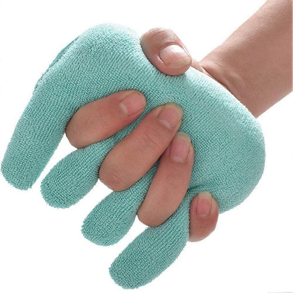 Pillow With Finger Separator - 1pc Training Device For Hand Contracture Prevention - Green