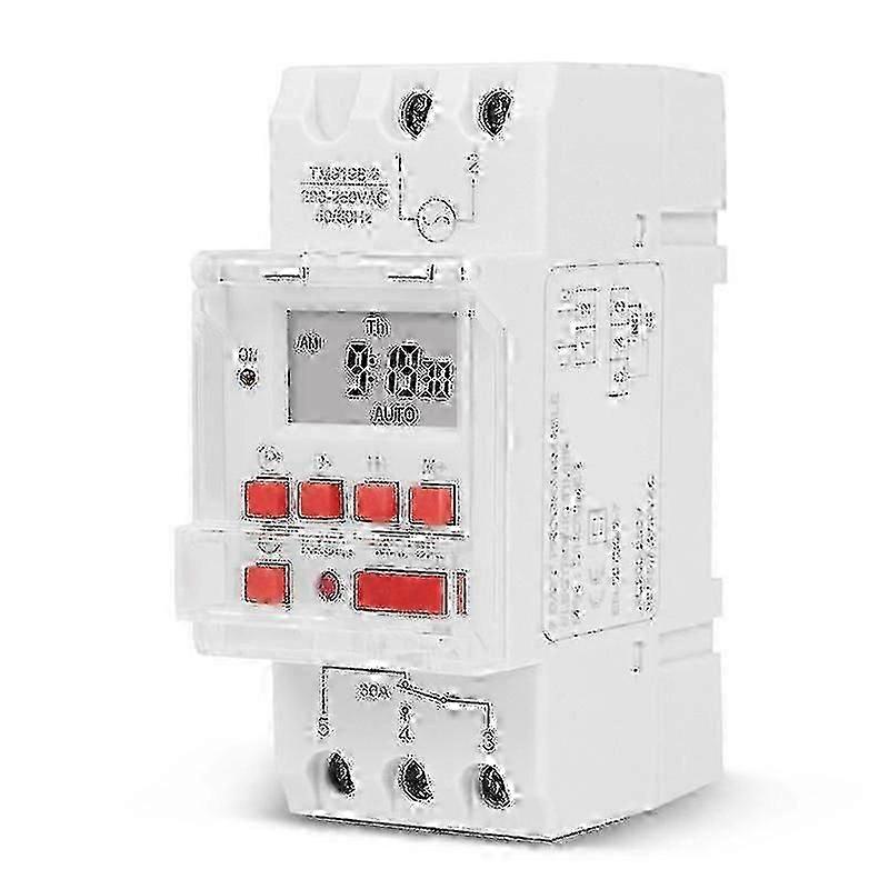 TM919B 220V 30A Automatic Digital Timer Switch DIN Rail for Energy Saving