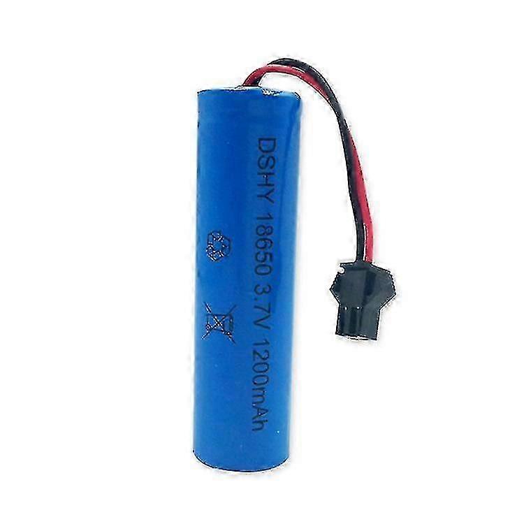 2 adet 18650 lityum pil 3.7v Sm-2p fiş 1200mah çocuk oyuncakları elektrikli oyuncaklar şarj edilebilir li