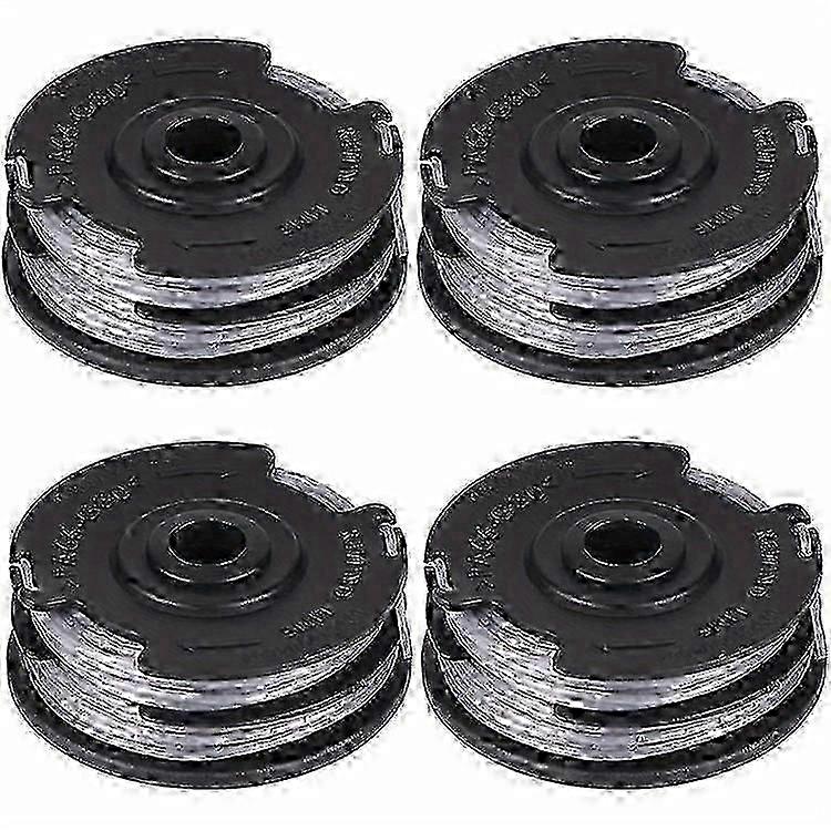 4Pcs F016800351 Mower Spool Set Compatible For BOSCH ART 24/27/30/30-36 LI, 1.6mm Nylon Line, Grass Trimmer Spool
