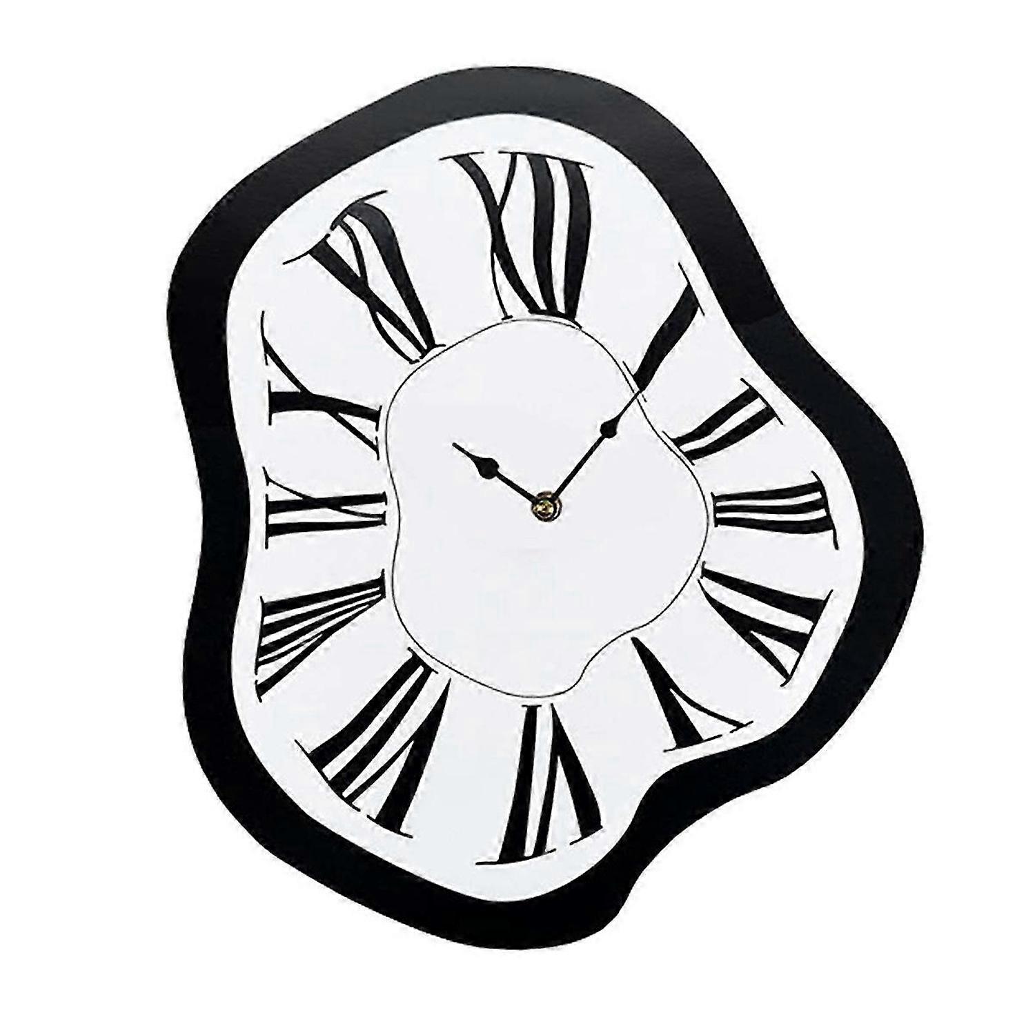 s Twisted Clock, INS Style Wall Clock, Silent Wall Clock