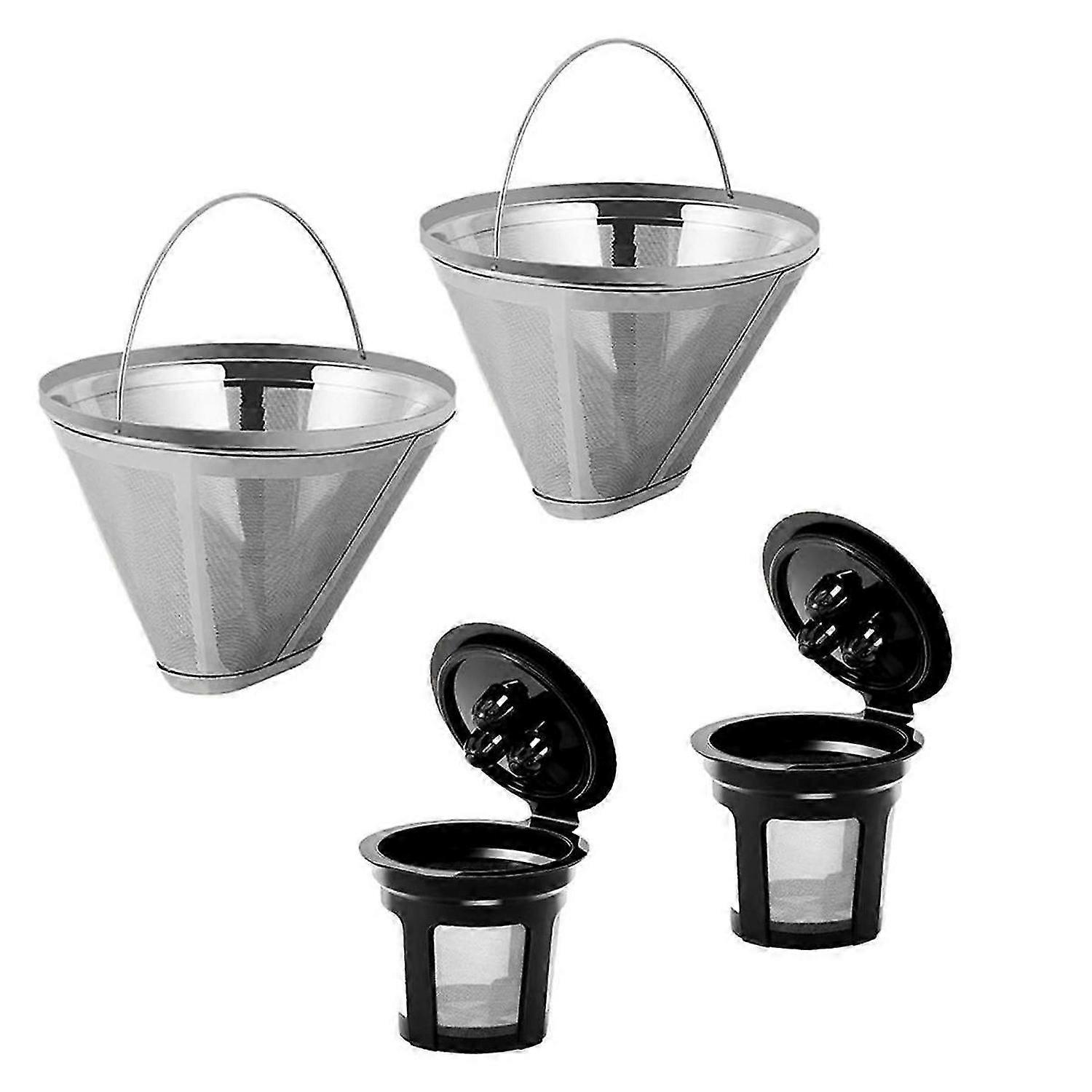 Coffee Filter for Dual Brew Coffee Maker,K Cup Reusable Coffee Pods for Dual Brew CFP301 CFP307 Coffee Maker