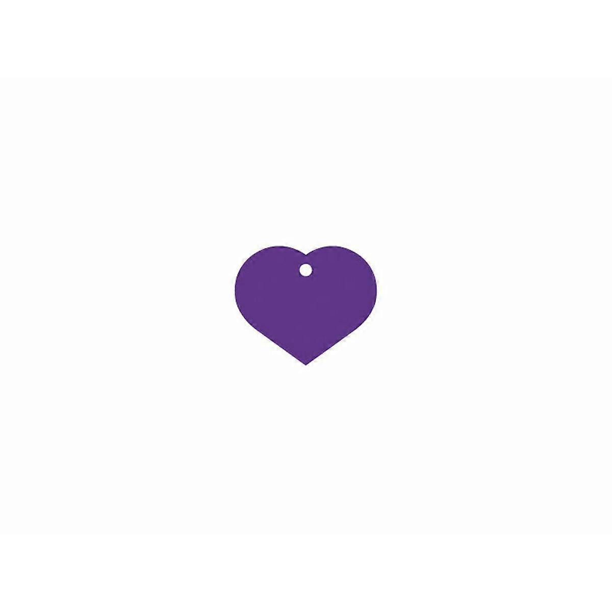 Identification plate Imarc Heart Lilac