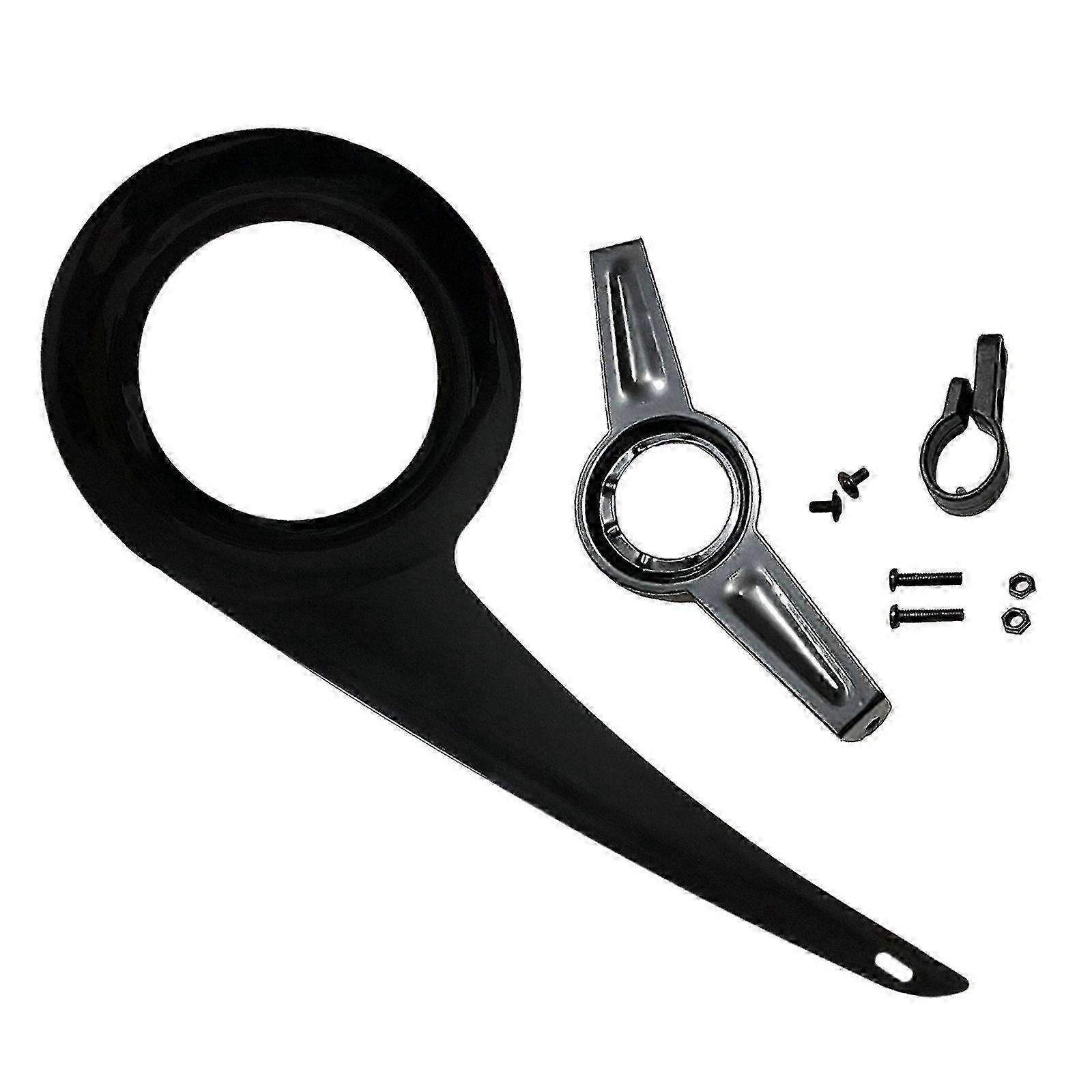 Black Bicycle Chain Cover Protection Kit with Simple Installation for 32T to 38T Chains