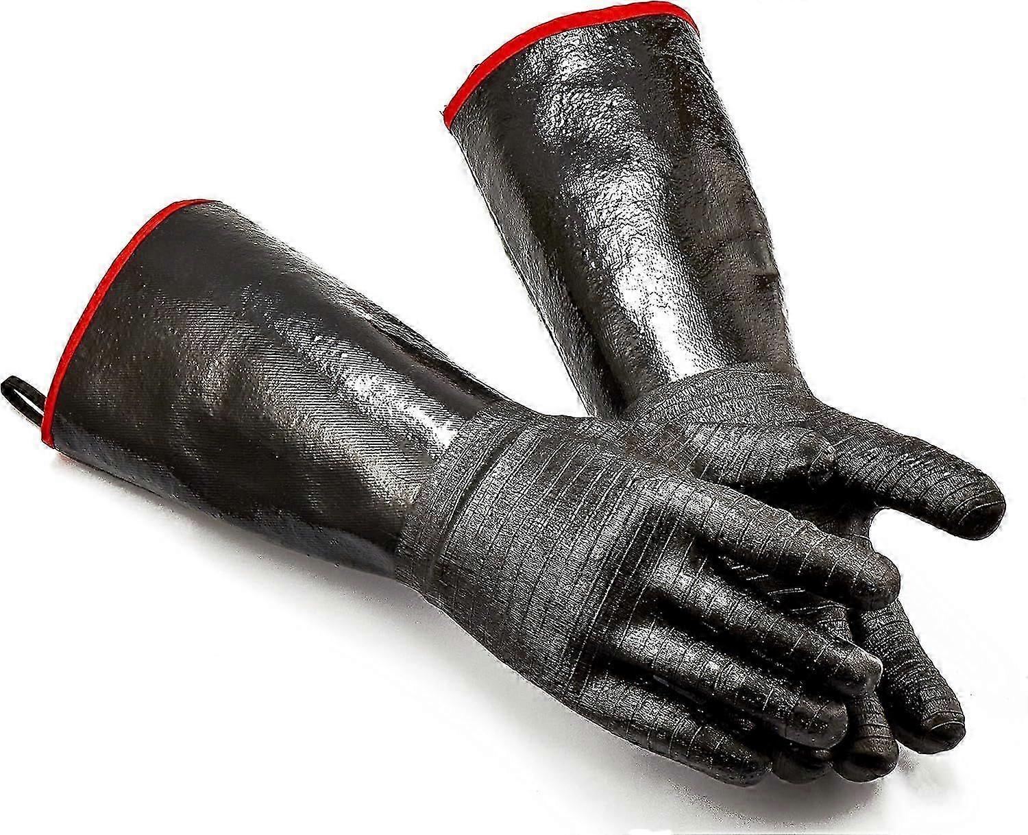 BBQ Oven Gloves 932,Heat Resistant-Smoker, Grill, Cooking Barbecue Gloves, for Handling Heat Food Right on Your Fryer,Grill, Fireproof, Oil Resistant