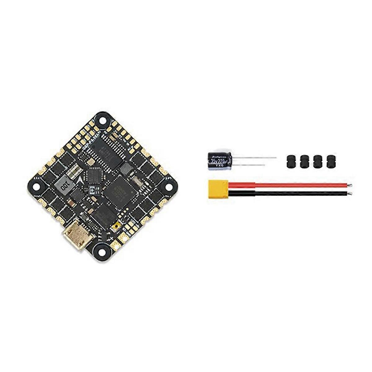 GEP-F411-35A AIO F411 Flight Controller BLHELIS 35A 4-in-1 ESC 2-6S 25.5mmx25.5mm for RC FPV Cinewh