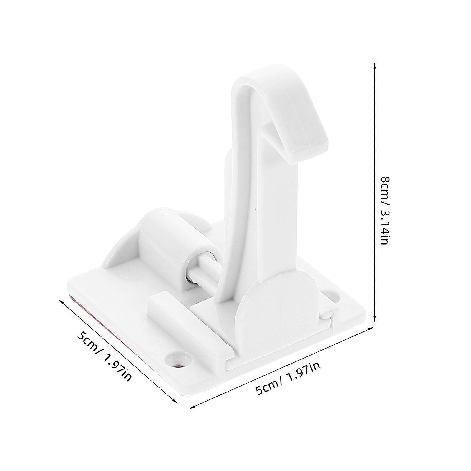 Cabinet Locks Child Proof Invisible Baby Safety Locks for Cabinets White Abs Material Provides Child Proofing 12Pcs