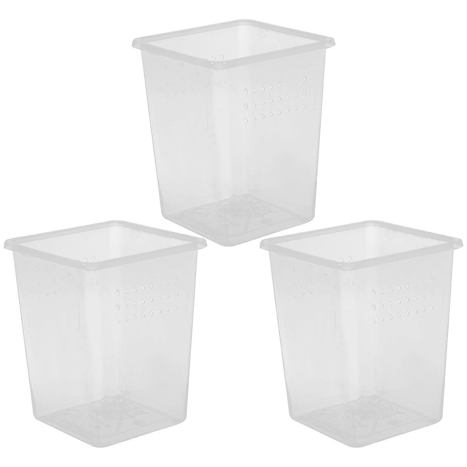 Spider Feed Bins Habitat Boxes for Tarantula 15Pcs Practical Breeder Boxes