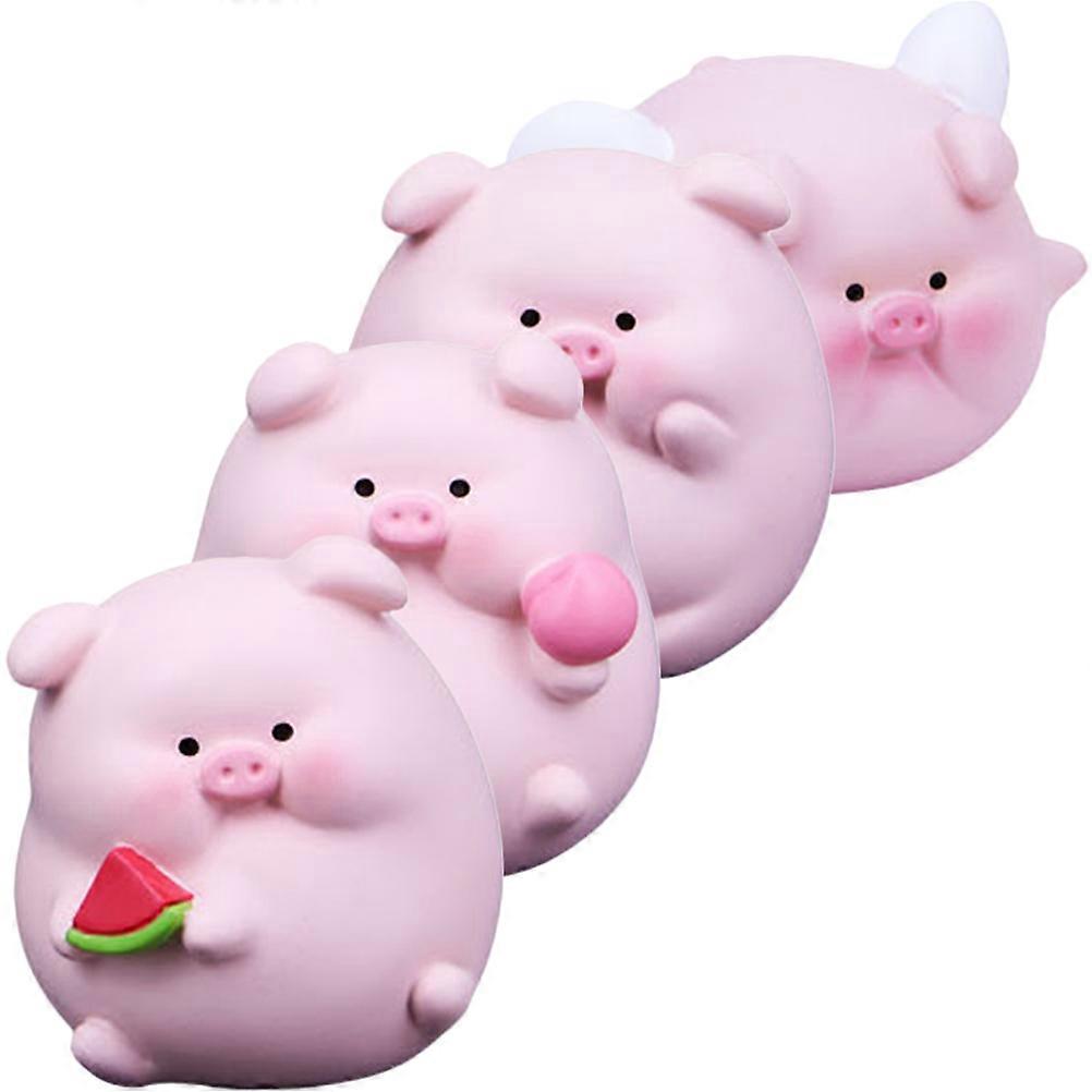Pig Figurines Resin Piggy Decoration for Table 16Pcs