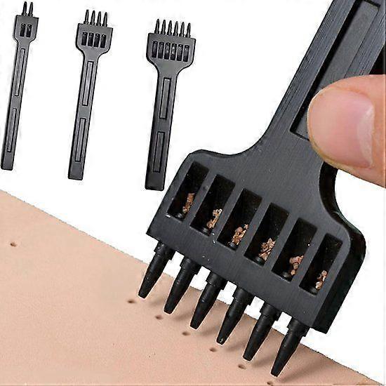 Piece Leatherworking Chisel Set, DIY Handmade Leather Sewing Tools, 2, 4, 6