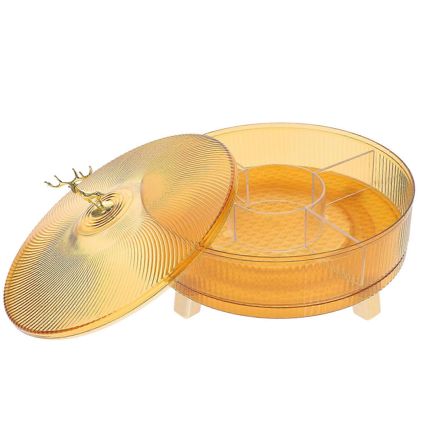 Golden Snack Holder Household Snacks Storage Box for Kitchen Use
