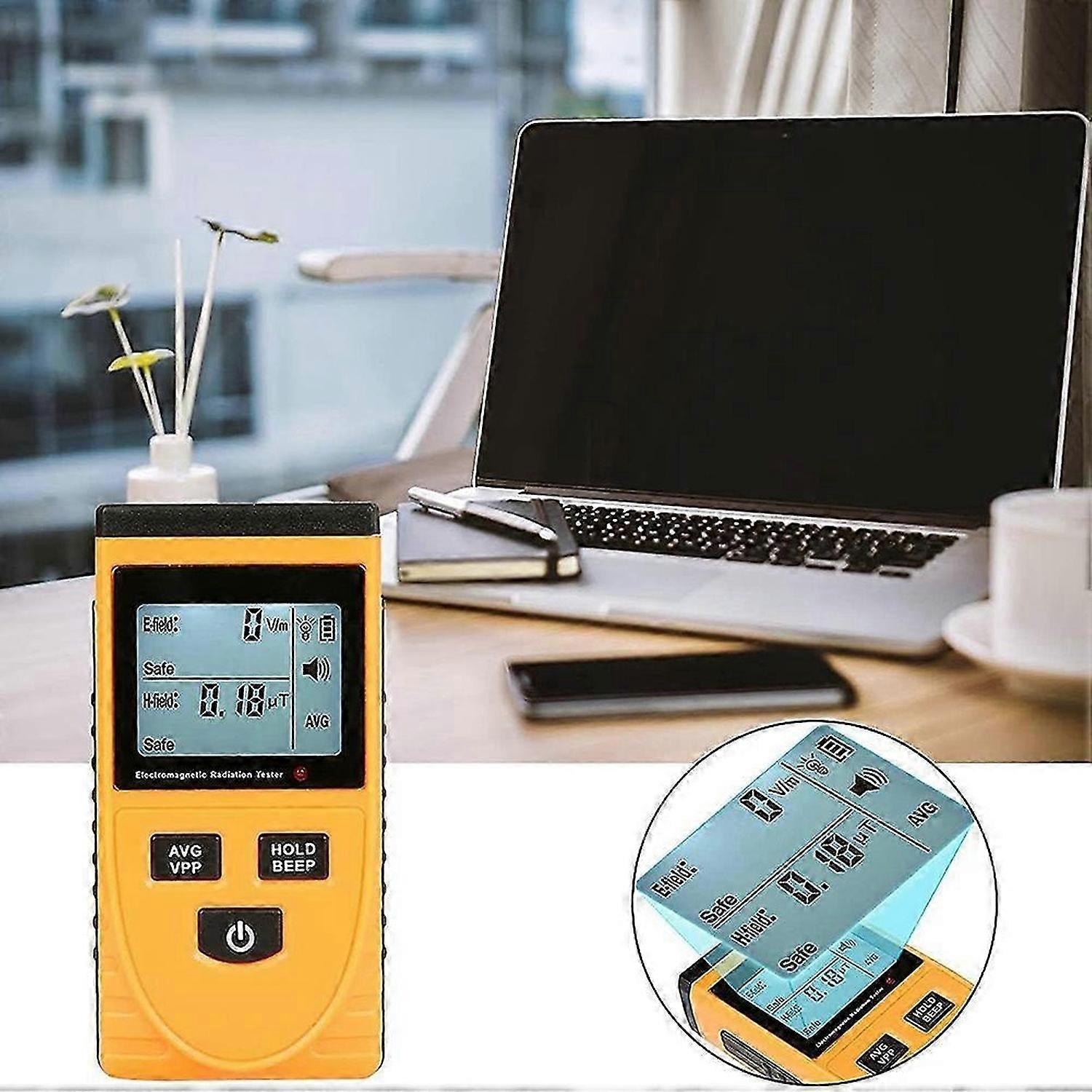 Socket Radiation Detection,Portable Dosimeter Counter with LCD Display, Radioactive Detector GM3120